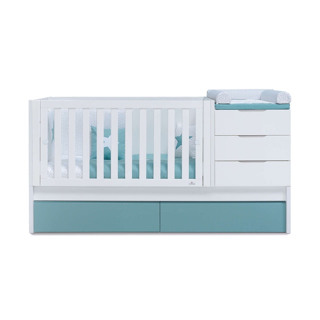 Imagen 0 de Cuna convertible con cajones inferiores (70 x 140 cm) Alondra Sero More