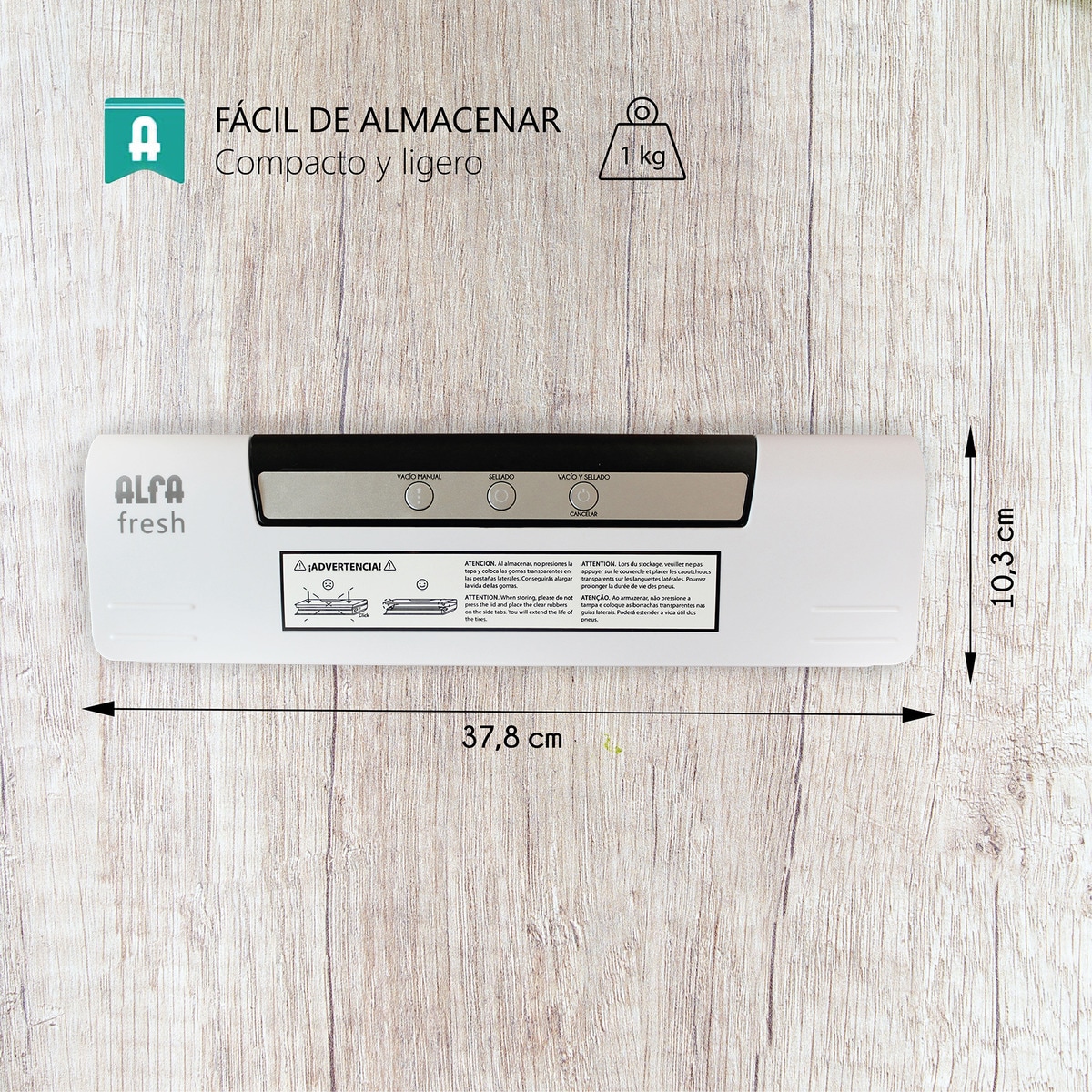 Envasadora al vacío compacta Alfa Fresh 3