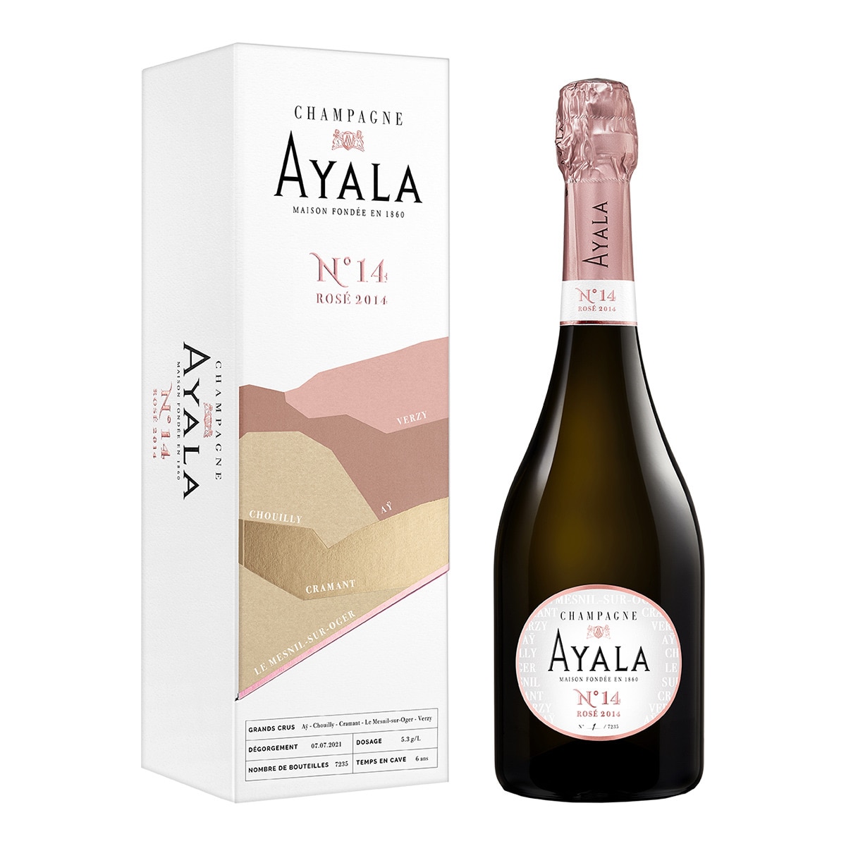 Imagen 0 de Estuche Champagne Ayala Cuvée Rosé Nº 14
