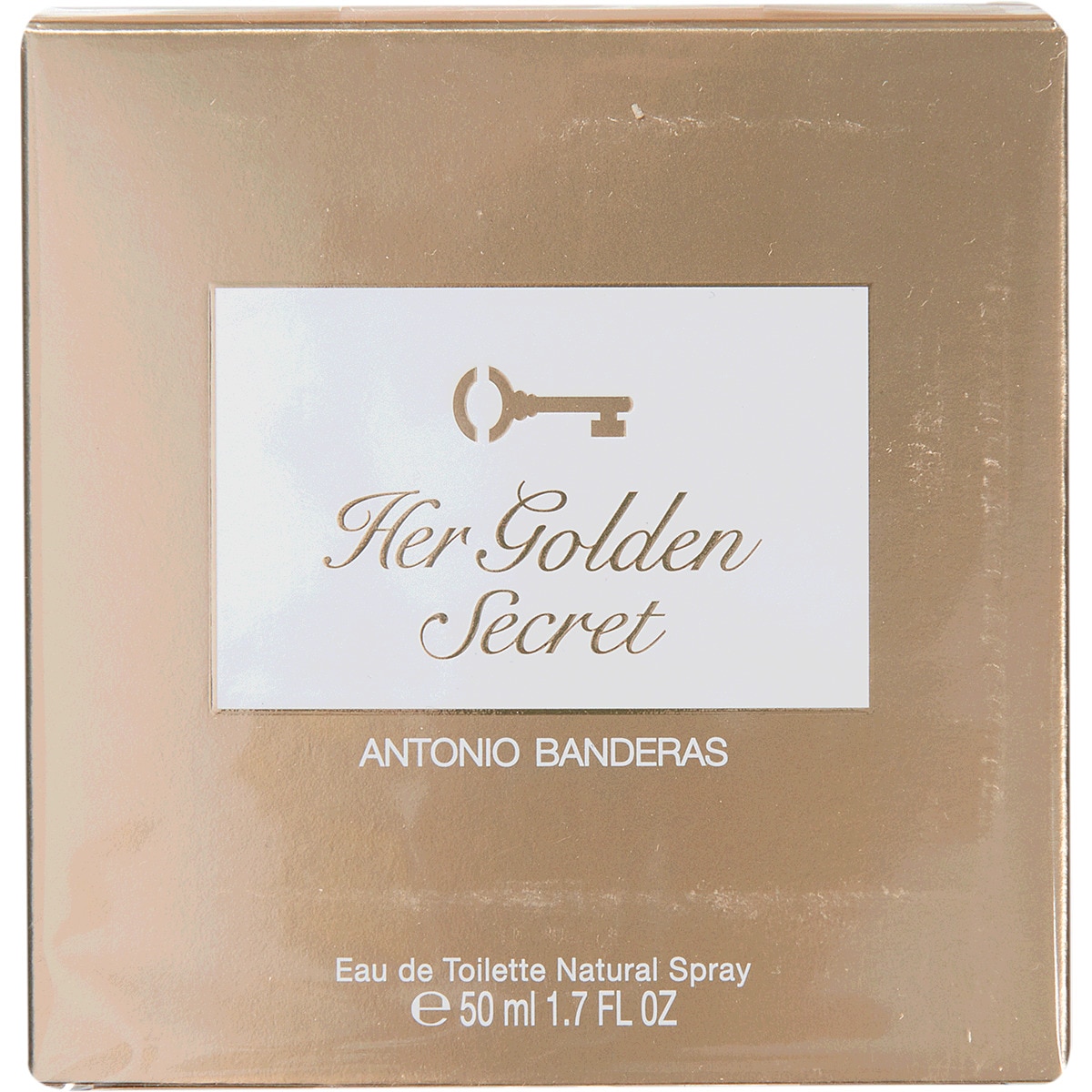 Eau de Toilette Golden Secret embalagem 50 ml