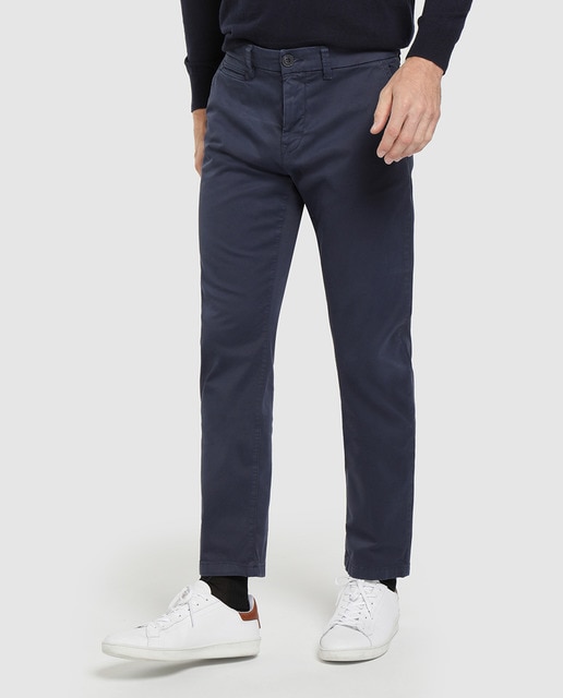 Imagen 0 de Chino de hombre slim azul
