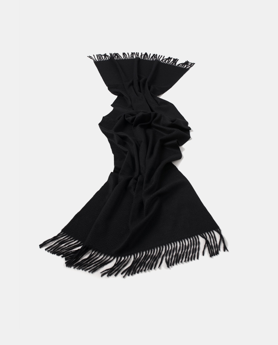 Estola 100% Caxemira - Preto Preto-2