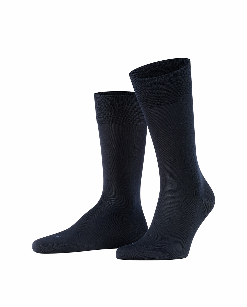 Souquet liso sensitive algodón orgánico - Falke - Azul marino Azul marino-2