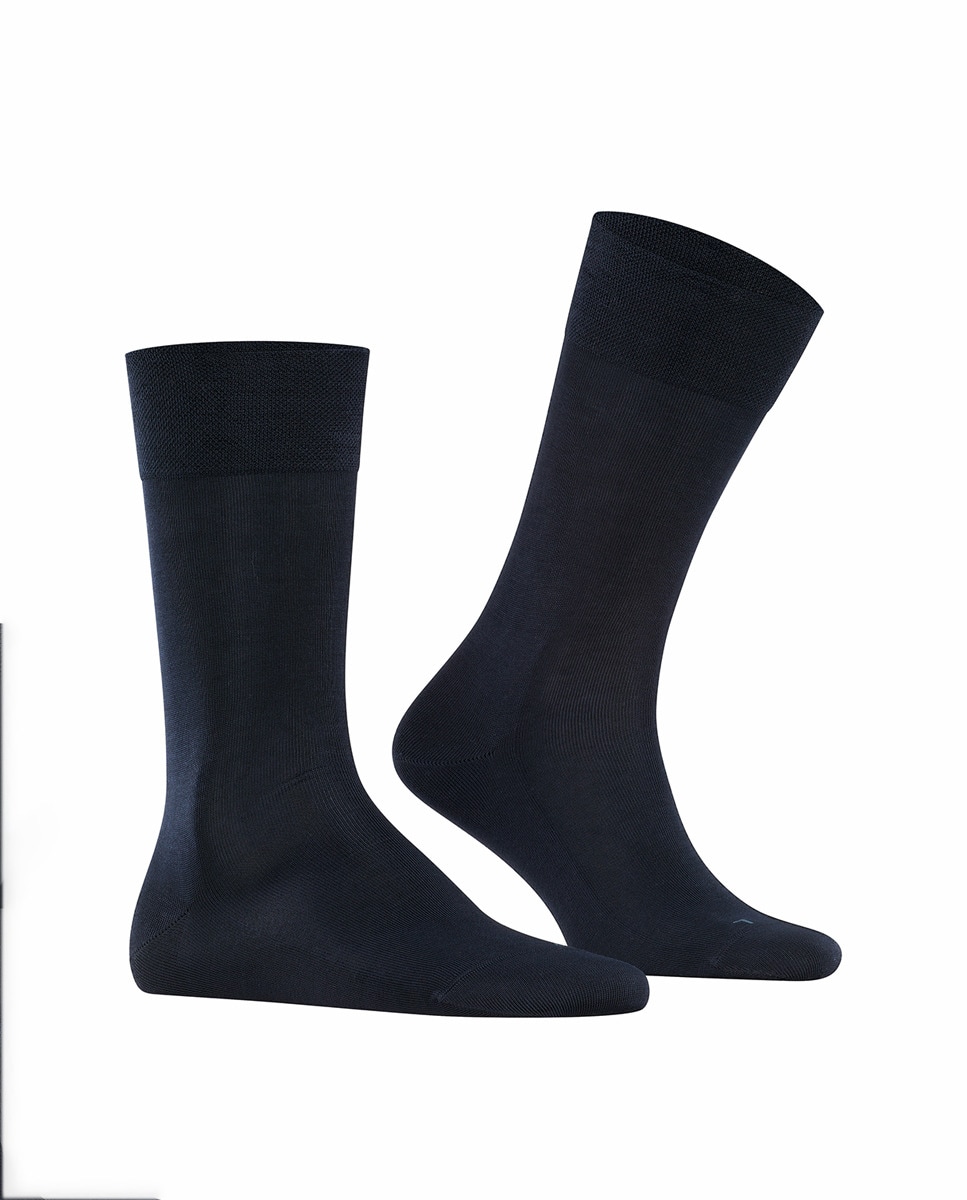 Souquet liso sensitive algodón orgánico - Falke - Azul marino Azul marino-1