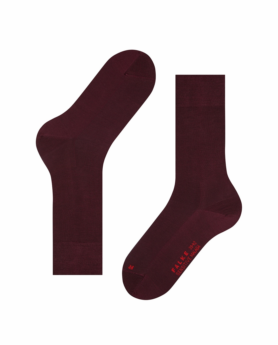Imagen 4 de Souquet liso sensitive algodón orgánico - Falke - Rojo Rojo