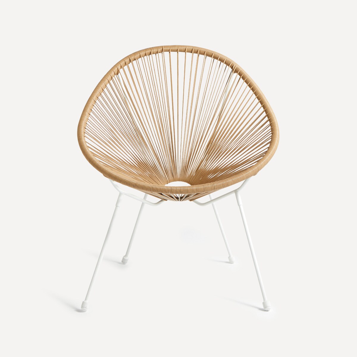 Sillón de jardín Bali Basics El Corte Inglés Blanco / Natural-2