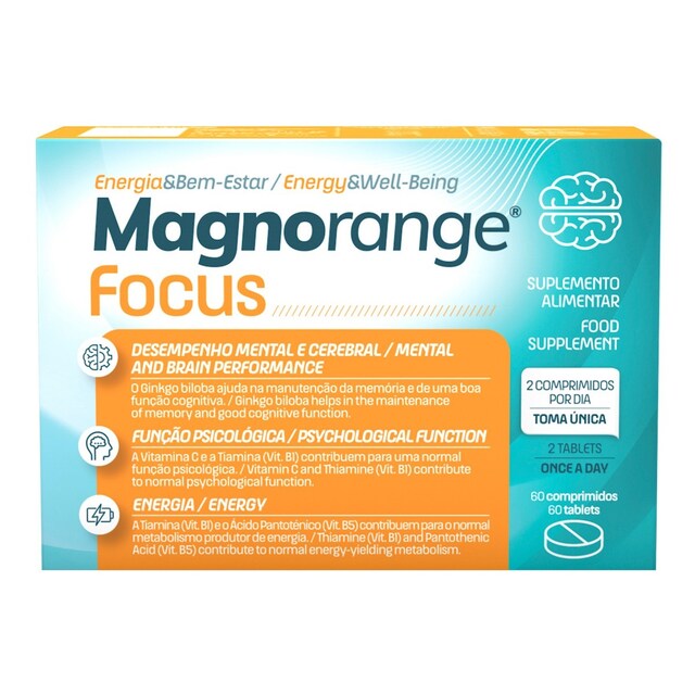Imagem 0 de Suplemento Alimentar Magnorange Focus - 60 Comp.