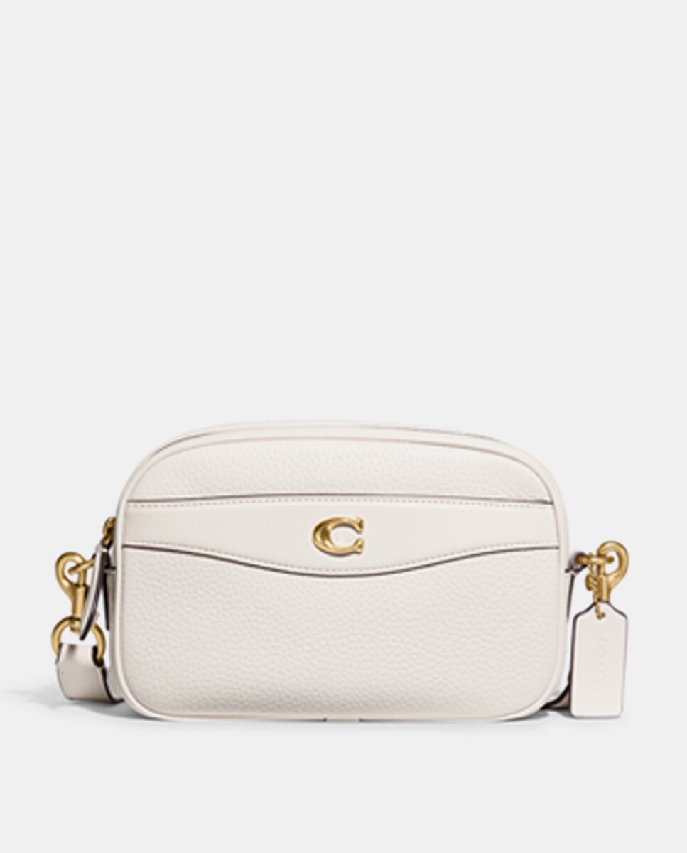 Coach  Women's Soft Pebble Leather Camera Bag - B4/Chalk