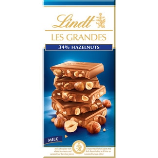 chocolate con leche y avellanas tableta 150 g - Lindt Les Grandes