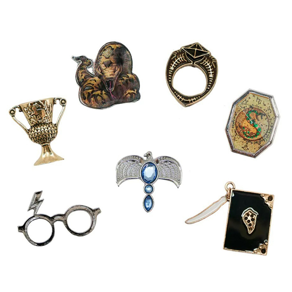 Set 7 pins Harry Potter Horrocruxes 1