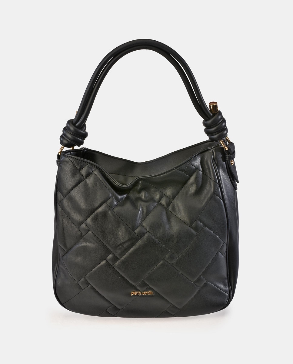 Grand sac hobo matelassé zippé