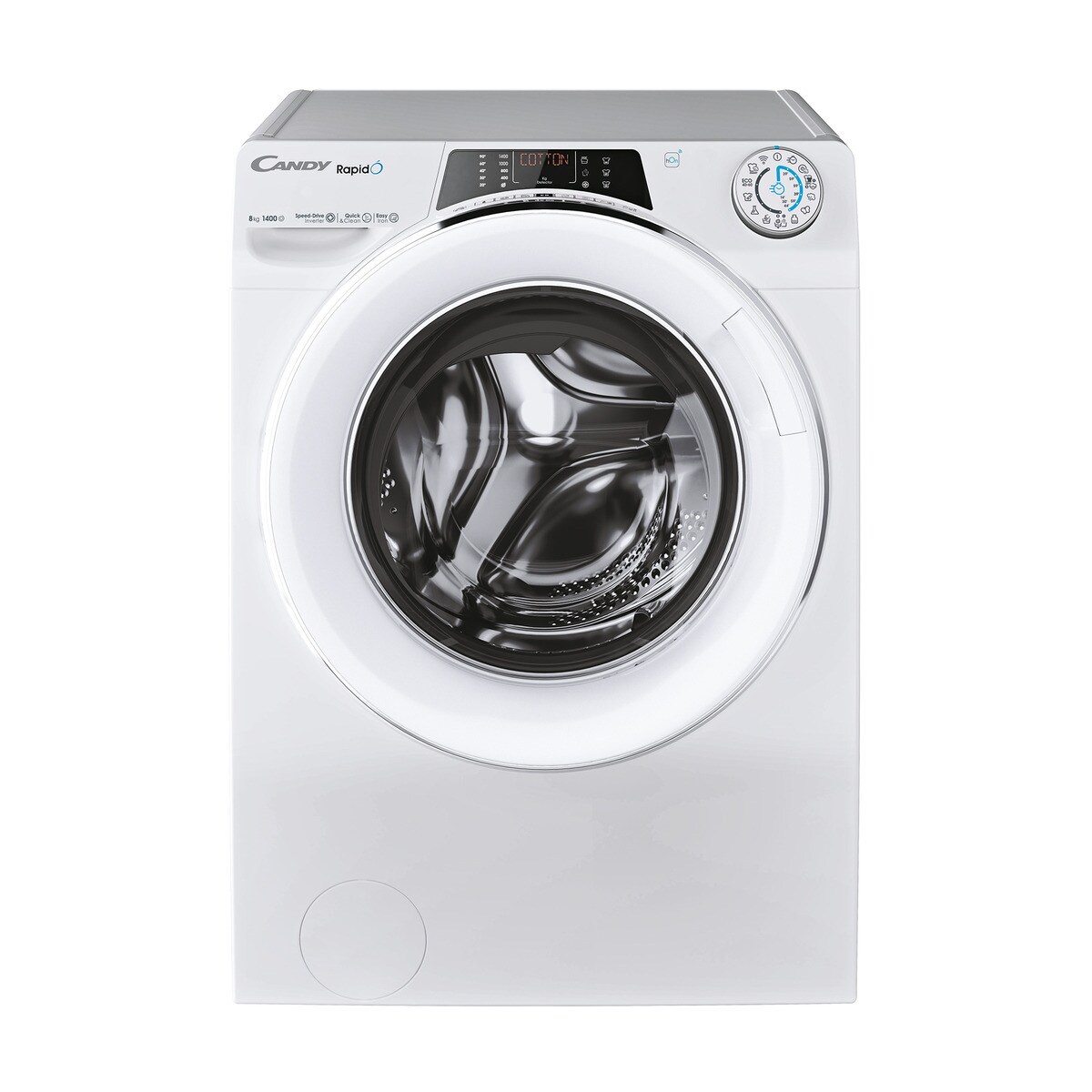 Lavadora Candy 8 kg / 1.400 rpm con WIFI RapidÓ  - RO 1486DWMCT/1-S Blanco-2