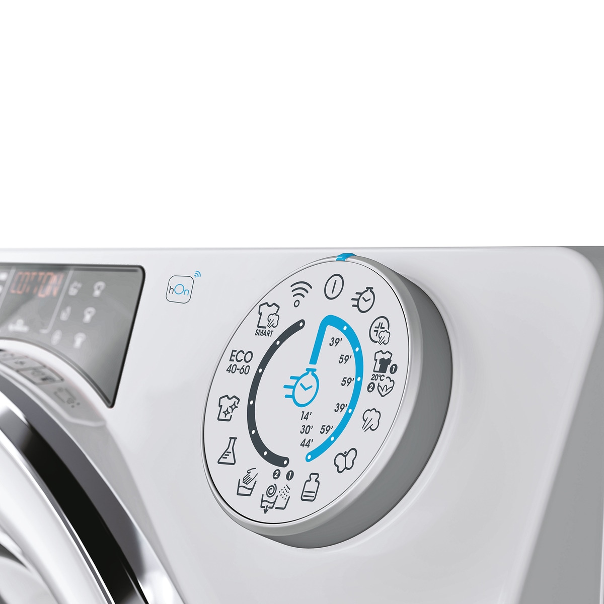 Lavadora Candy 8 kg / 1.400 rpm con WIFI RapidÓ - RO 1486DWMCT/1-S Blanco-6