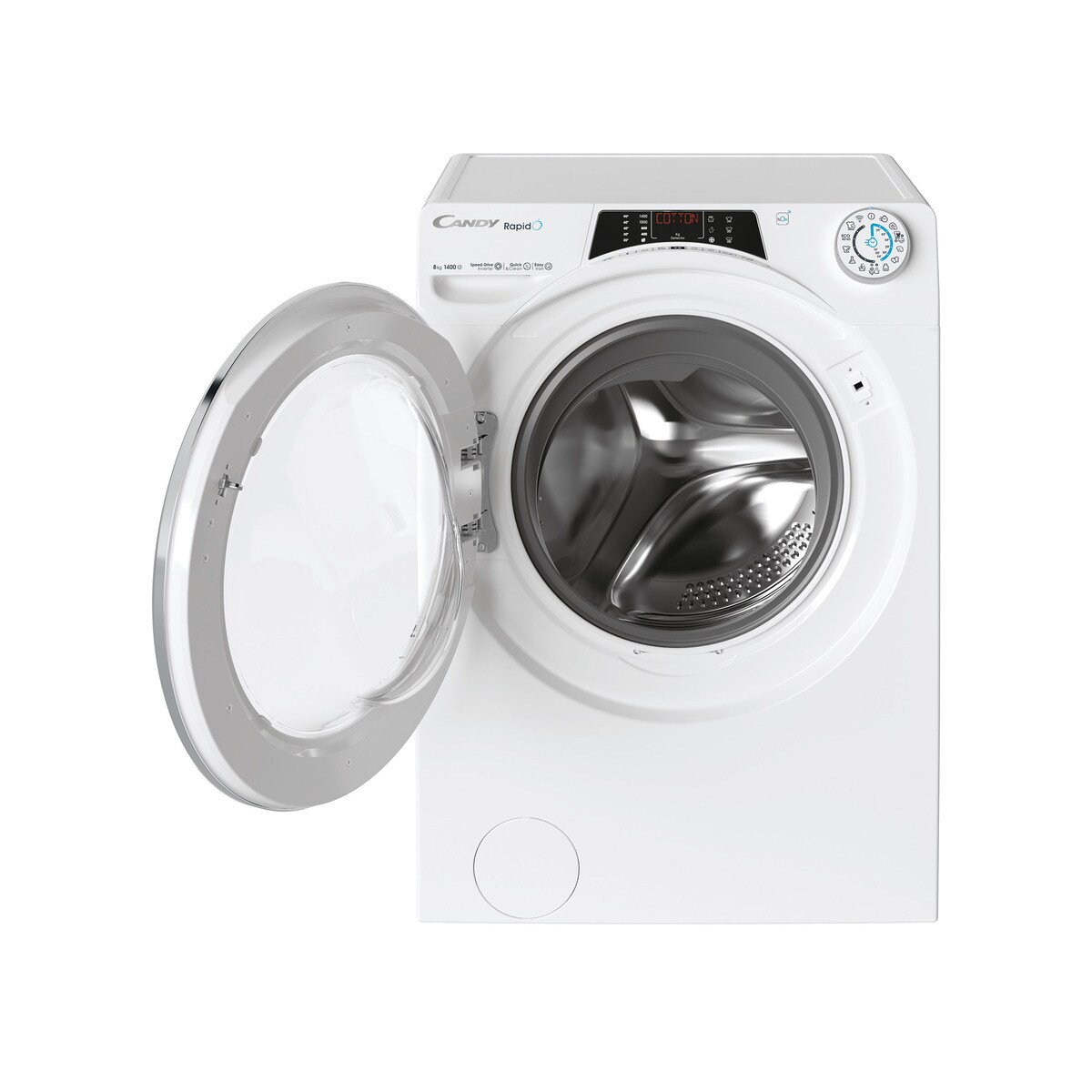 Lavadora Candy 8 kg / 1.400 rpm con WIFI RapidÓ  - RO 1486DWMCT/1-S Blanco-3