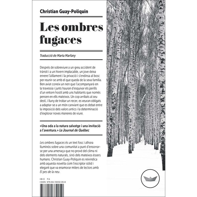 Imagen 0 de Les ombres fugaces  (Tapa blanda)