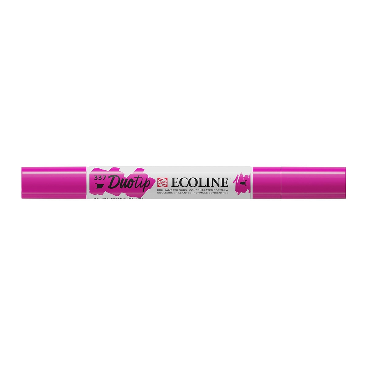 Caneta de Feltro Ecoline Ponta Dupla - Magenta Magenta-2