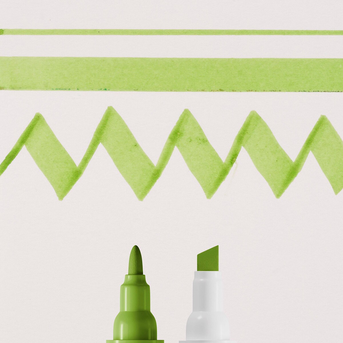 Caneta alimentar Ecoline Talens de ponta dupla verde bronze Verde Bronze-3