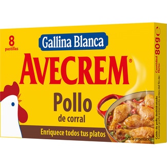 caldo de pollo sin gluten 8 pastillas estuche 80 g - Avecrem