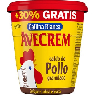 caldo de pollo granulado sin gluten bote 143 g - Gallina Blanca