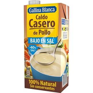 caldo de pollo casero100% natural bajo en sal envase 1 l - Gallina Blanca