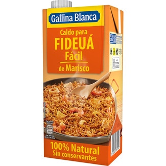 caldo para fideuá de marisco fácil sin gluten envase 1 l - Gallina Blanca
