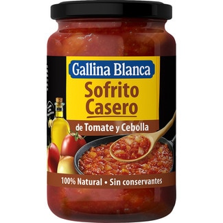 sofrito casero de tomate y cebolla sin gluten frasco 325 g - Gallina Blanca