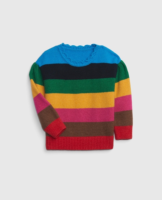 Imagen 0 de Jersey de niña a rayas