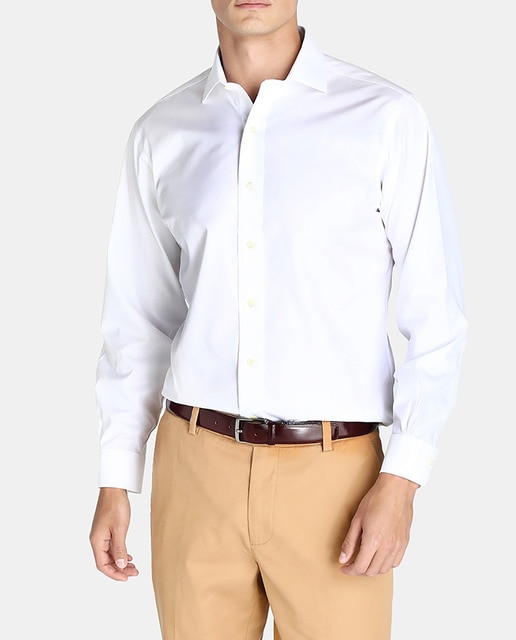 Imagen 0 de Camisa Regent de hombre Brooks Brothers slim lisa blanca