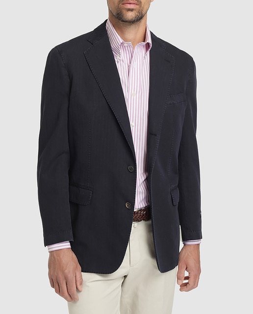 Imagen 0 de Americana Regent de hombre Brooks Brothers slim lisa azul