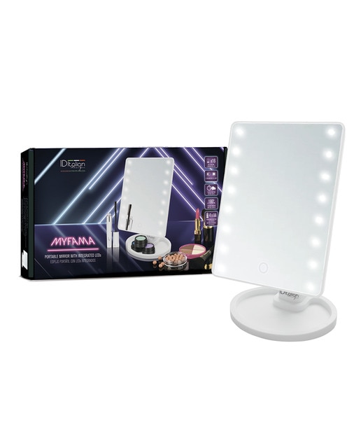 Imagen 0 de Espejo make-up con leds portátil myfama