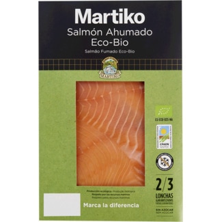 Salmão Fumado Eco-Bio Biológico embalagem 80 g - Martiko