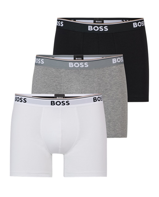 Imagen 0 de Pack de tres Boxer largos de hombre en algodón elastán