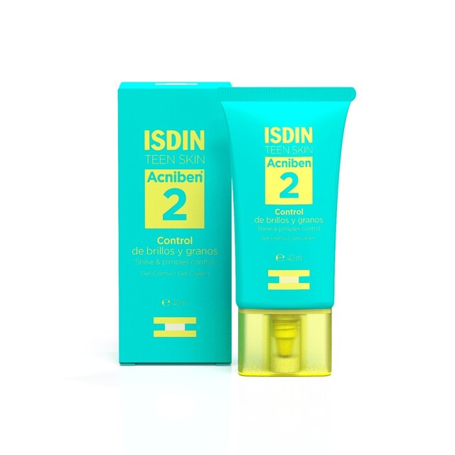 Imagem 0 de Gel Creme Controlo de Brilhos e Borbulhas Acniben 40 ml Isdin