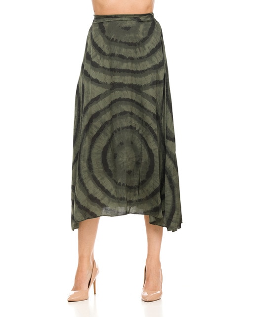 Imagen 0 de Falda maxi  estampada