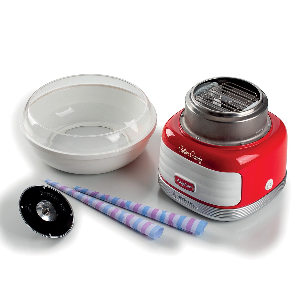 Máquina de algodón de azúcar Ariete Cotton Candy Rojo-4