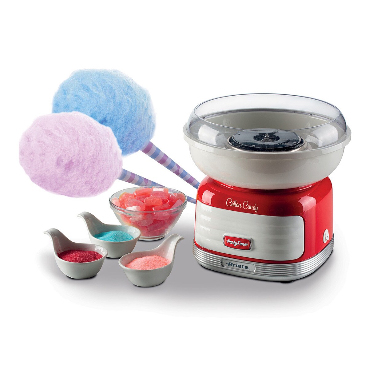 Máquina de algodón de azúcar Ariete Cotton Candy Rojo-3