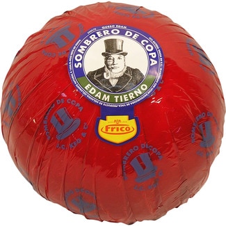 queso holandés bola edam tierno de vaca elaborado con leche pasteurizada peso aproximado pieza 2 kg - Sombrero De Copa
