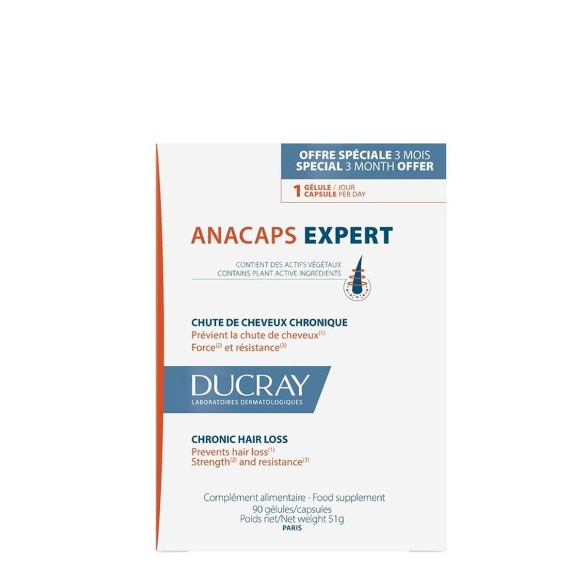 Suplemento Alimentar Anacaps Expert - 90 cápsulas 1