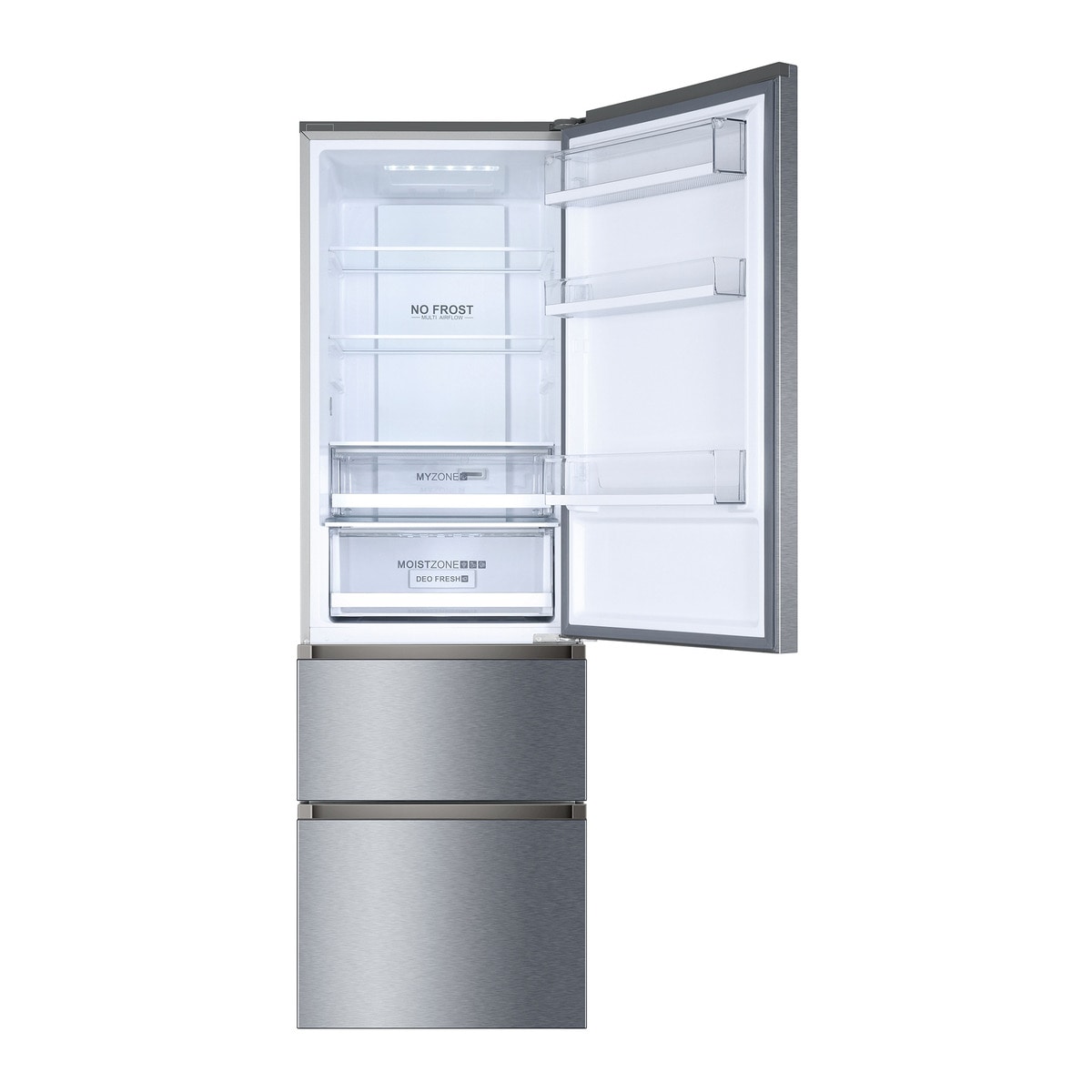 Frigorífico Combi Haier Total No Frost 3D 60 Series 7 - A3FE835CGJE Silver-3