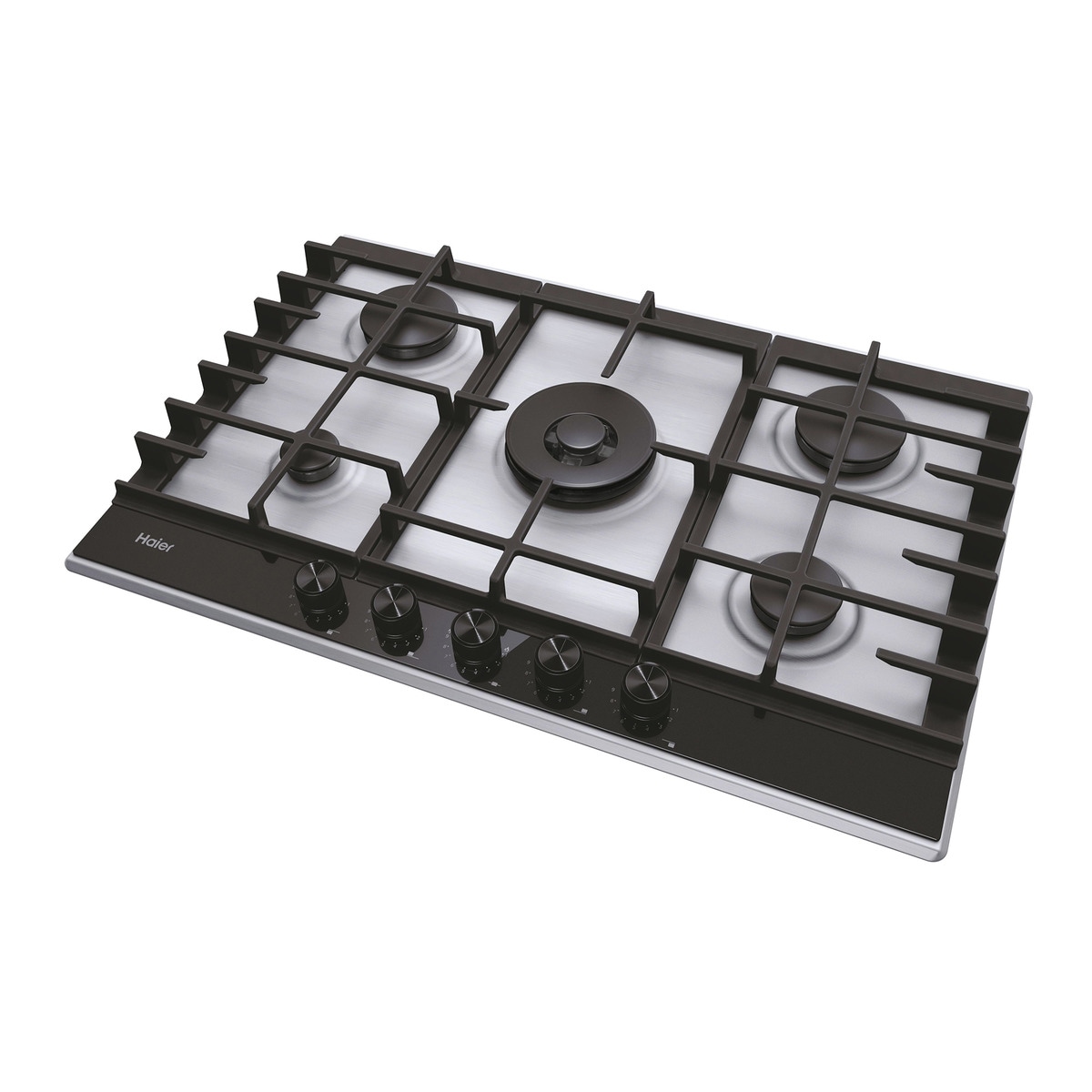 Placa gas Haier 5 quemadores - HAHG7W5XH Inox-1