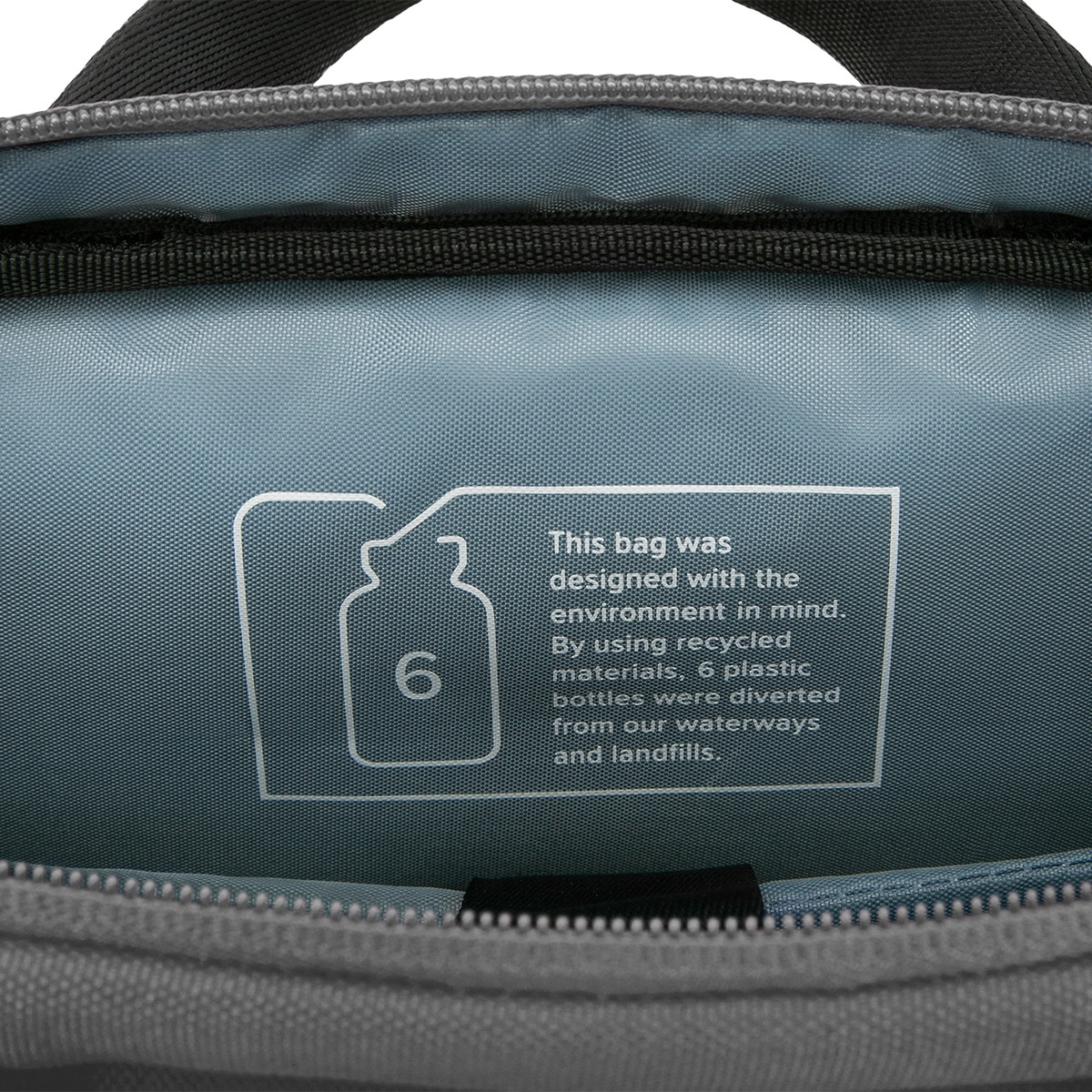 Maletín gris Targus Sagano EcoSmart para portátiles hasta 14" Gris / Negro-7