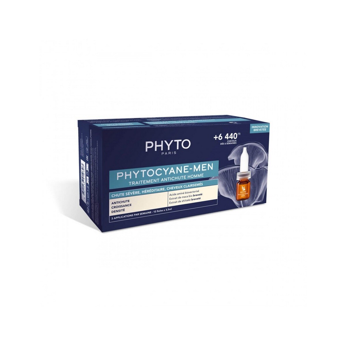 Tratamento Antiqueda Capilar Men Progressive Phytocyane - 12x5 ml 1