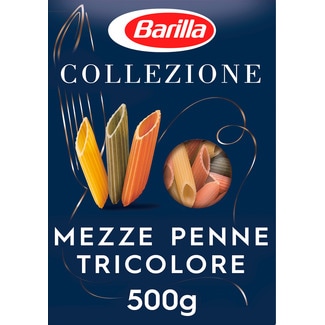 Massa Penne Tricolor embalagem 500 g - Barilla
