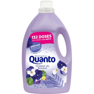 Amaciador de Roupa Concentrado Violetas do Bosque embalagem 132 doses - Quanto