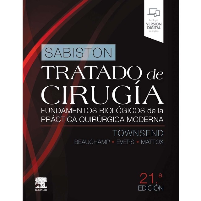 Imagem 0 de Sabiston. Tratado de cirugía: Fundamentos biológicos de la práctica quirúrgica moderna (Capa dura)