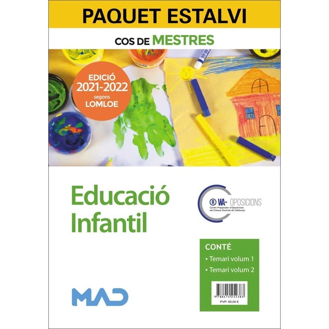 Imagen 0 de Paquet Estalvi Cos de Mestres Educació Infantil Inclou Temaris volum 1 y 2  (Tapa blanda)
