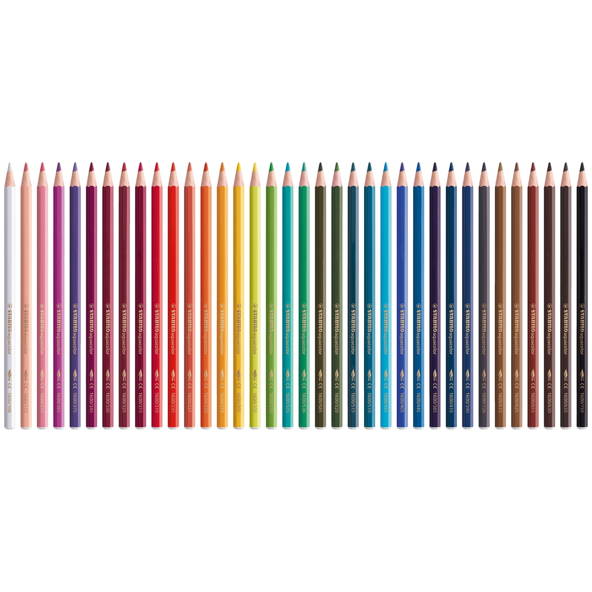 Pack ARTY 'Creative Set' con 12 rotuladores punta fina STABILO point 88 + 8 rotuladores premium pen 68 + 12 lápices de color acuarelable aquacolor Multicolor-2