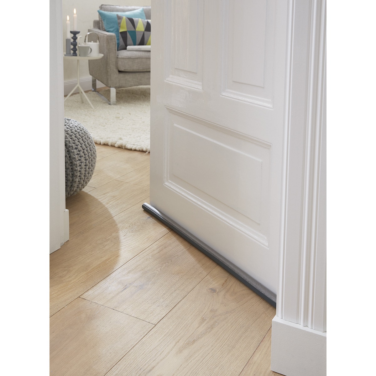 Burlete Doble Rollo PVC Negro-7