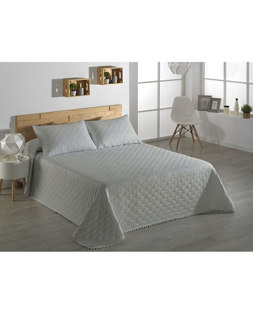 Imagen 0 de Colcha karamelo 135 cm. Yanel gris