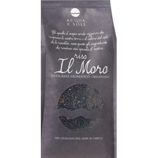 Arroz Preto Moro embalagem 500 g - Acqua E Sole